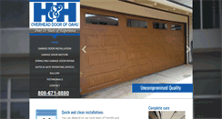 Desktop Screenshot of handhoverheaddoors.com